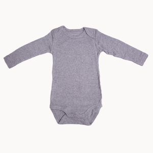 Name it Babybody langarm - grau