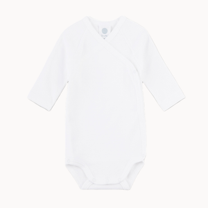 Sanetta Wickelbody langarm - weiss