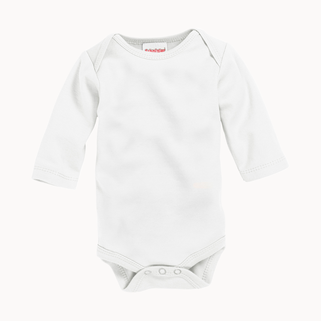 Schnizler Babybody langarm - weiss