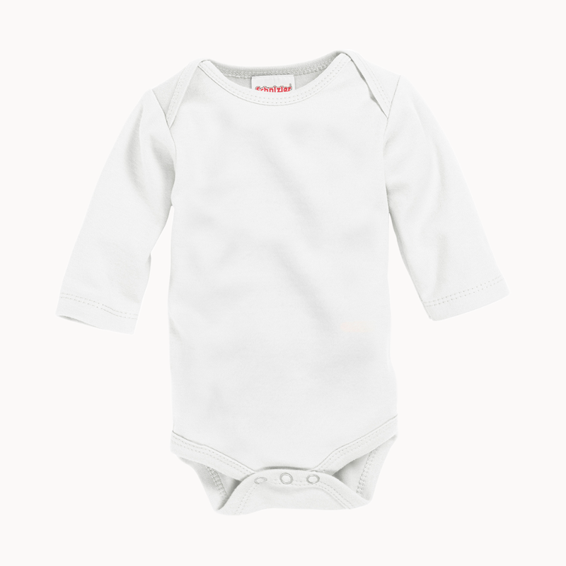 Schnizler Babybody langarm - weiss