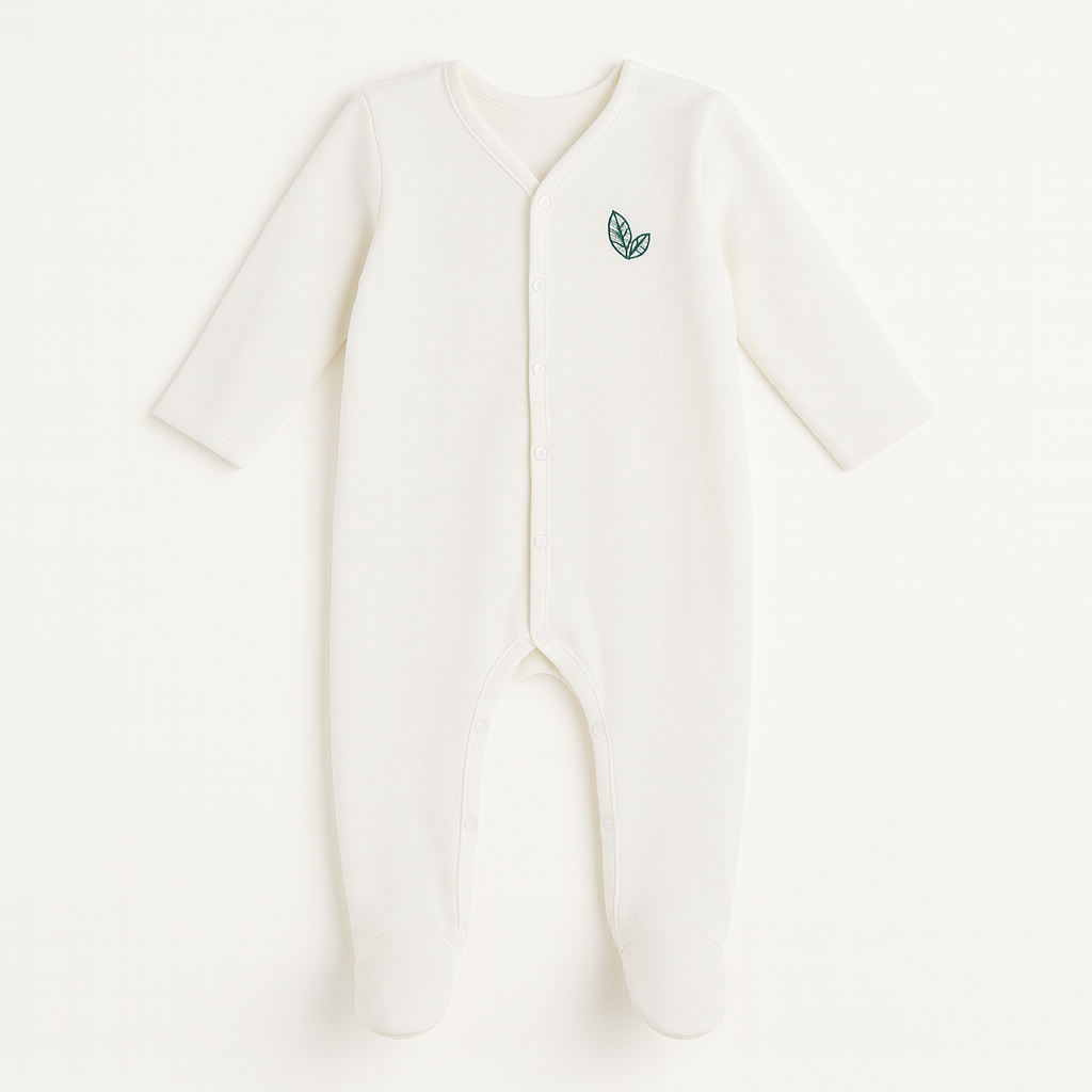 Sense Organics Babyschlafanzug - naturweiss