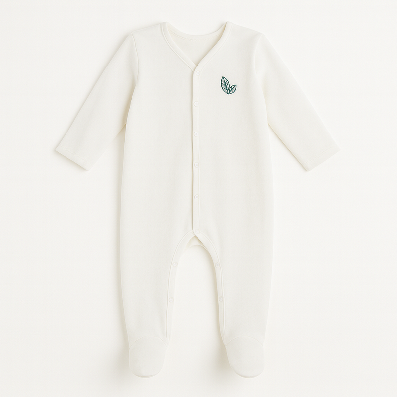 Sense Organics Babyschlafanzug - naturweiss