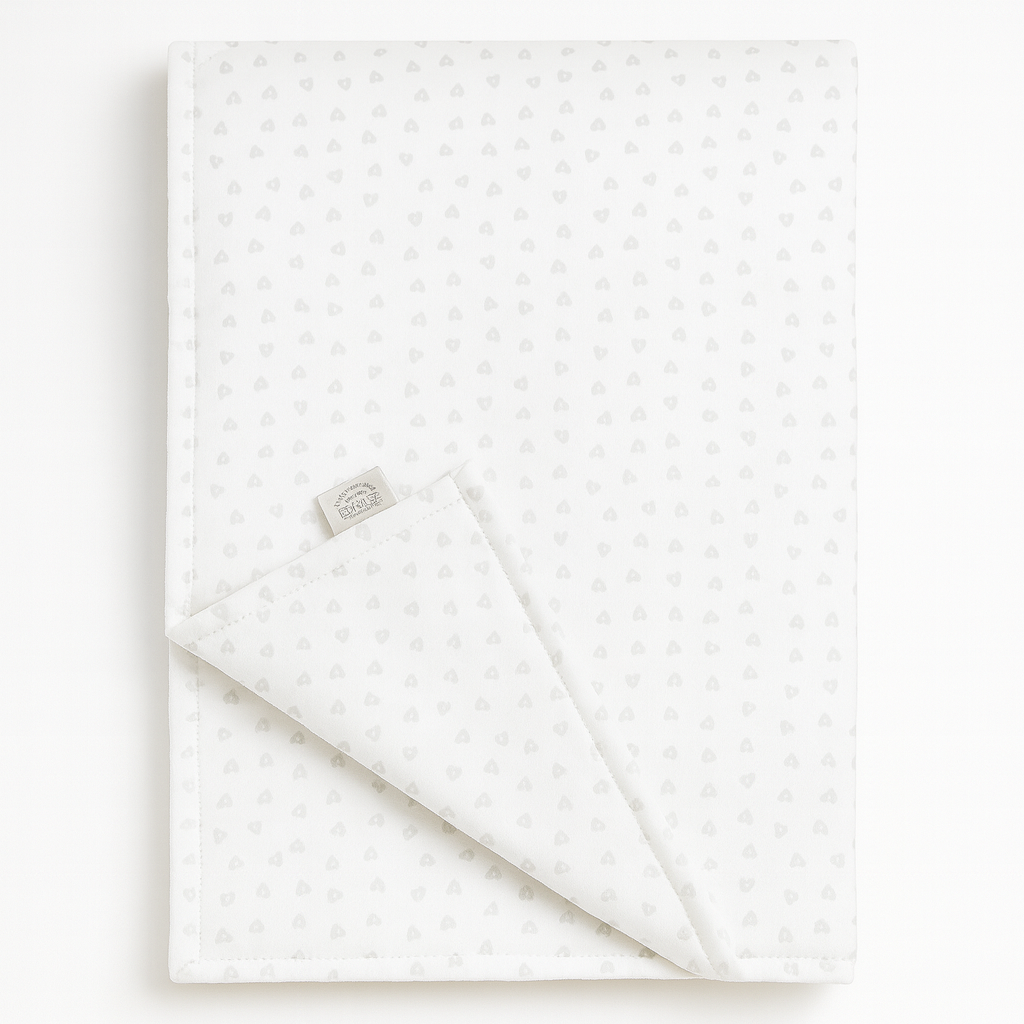 Julius Zöllner Babydecke - weiss/blau/rosa