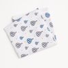 Pippi Babymullwindel - weiss/print
