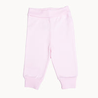 Baby Corner Babyhose in Rosa aus 100% Baumwolle – weich, hautfreundlich und elastisch mit komfortablem Bündchen; ideale Basic-Hose für Neugeborene und Babys, pflegeleicht und vielseitig kombinierbar.