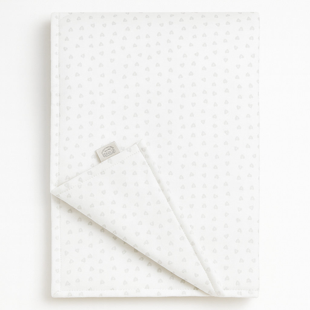Weiße Julius Zöllner Babydecke Jersey für Babys 70x70 cm