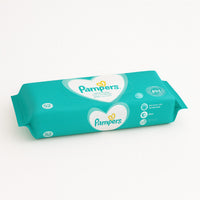 Pampers Baby Feuchttücher sensitiv (parfümfrei), 104 Stück – sanfte, pH-ausgleichende Reinigung für empfindliche Babyhaut; alkoholfrei, ideal für Wickeltasche, Babyerstausstattung und Baby Box.