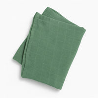 Pippi Mullwindel grün (70×70 cm) aus 100% Baumwolle – weiches Spucktuch für Neugeborene, praktische Babyerstausstattung, beliebtes Geschenk zur Geburt.