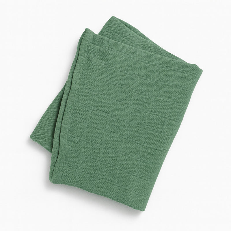 Pippi Mullwindel grün (70×70 cm) aus 100% Baumwolle – weiches Spucktuch für Neugeborene, praktische Babyerstausstattung, beliebtes Geschenk zur Geburt.