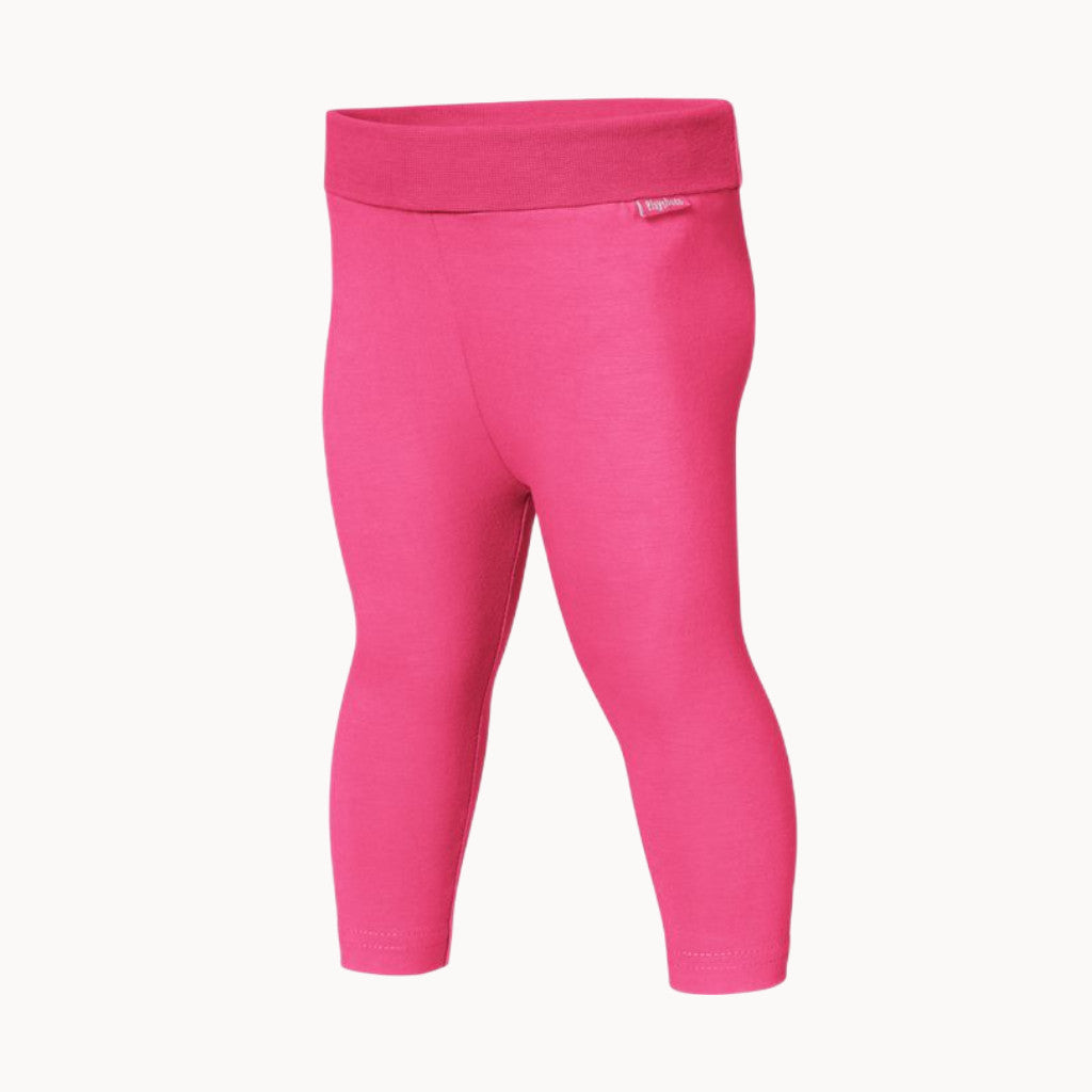Playshoes Babyleggings in Pink, Größe 62–68, 95 % Baumwolle / 5 % Elasthan, Oeko-Tex Standard 100 – Produktfoto vor weißem Hintergrund.