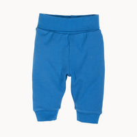 Schnizler Babyhose blau aus 100% Baumwolle (Interlock), OEKO-TEX® Standard 100 – weiche Hose mit Komfortbund; ideal für Babyerstausstattung, Baby Box oder als Geschenk zur Geburt.