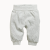 Schnizler Babyhose in Grau aus Nicki, 80% Baumwolle und 20% Polyester, weich und wärmend; bequemer Umschlagbund und Bündchen, OEKO-TEX Standard 100 Klasse 1, Größe 62 cm – ideal für den Alltag deines Babys.